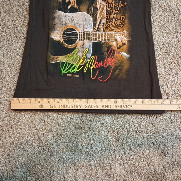 Bob Marley Zion - Is This Love Brown T-Shirt - Women's Small Fitted - Picture 8 of 10